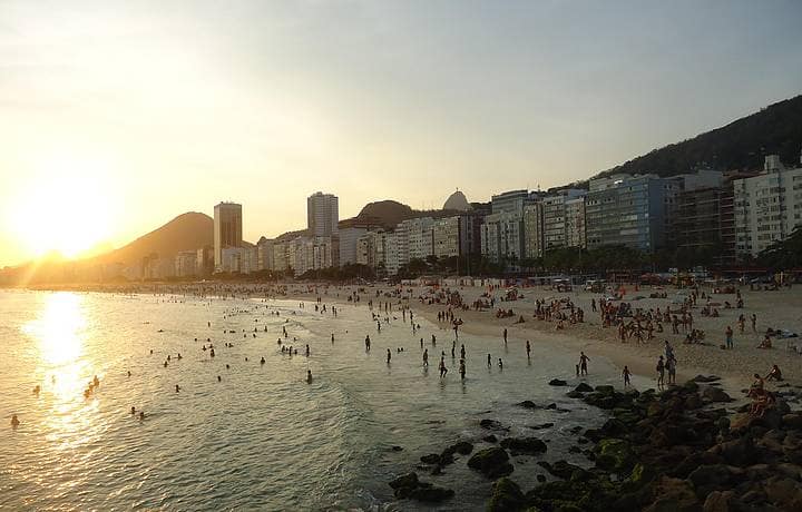 La plage de Copacabana